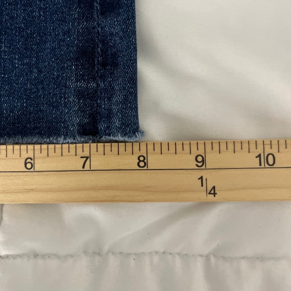 AG Adriano Goldschmied Farrah Boot Crop High Rise Jeans Dark Wash Size 24 - Picture 10 of 10